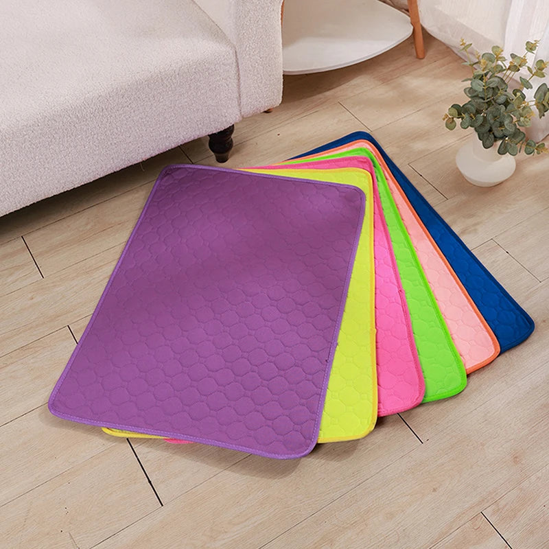 Reusable Dog Pee Pad Blanket Absorbent Diaper Washable Puppy Training Pad Pet Bed Urine Mat for Pet Car Seat Cover Pet Supplies