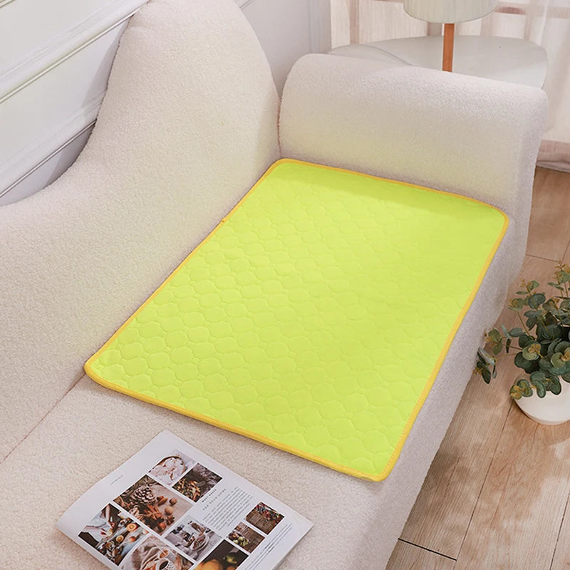 Reusable Dog Pee Pad Blanket Absorbent Diaper Washable Puppy Training Pad Pet Bed Urine Mat for Pet Car Seat Cover Pet Supplies