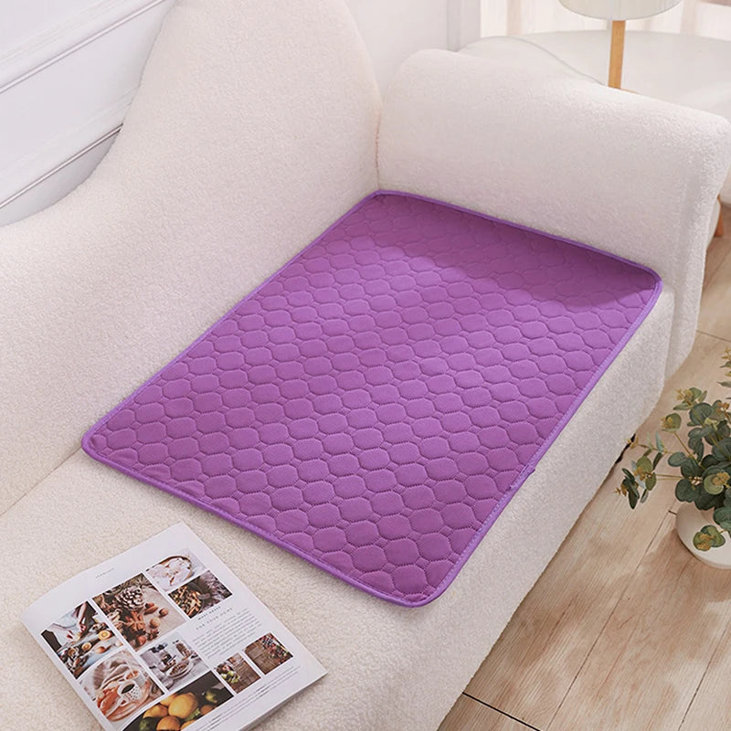 Reusable Dog Pee Pad Blanket Absorbent Diaper Washable Puppy Training Pad Pet Bed Urine Mat for Pet Car Seat Cover Pet Supplies
