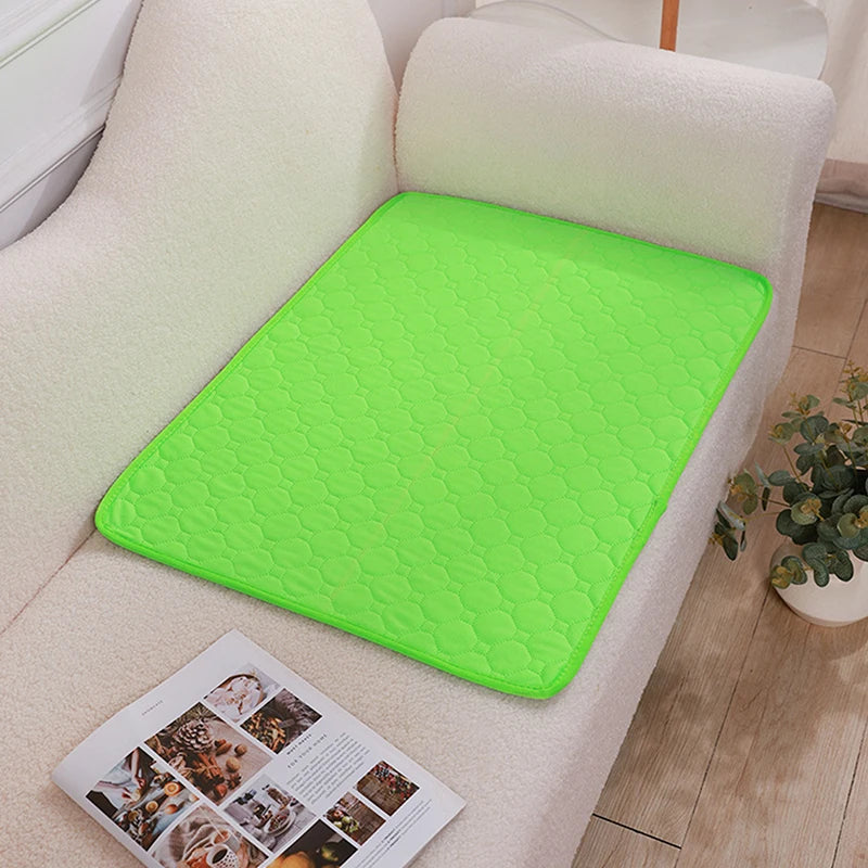 Reusable Dog Pee Pad Blanket Absorbent Diaper Washable Puppy Training Pad Pet Bed Urine Mat for Pet Car Seat Cover Pet Supplies